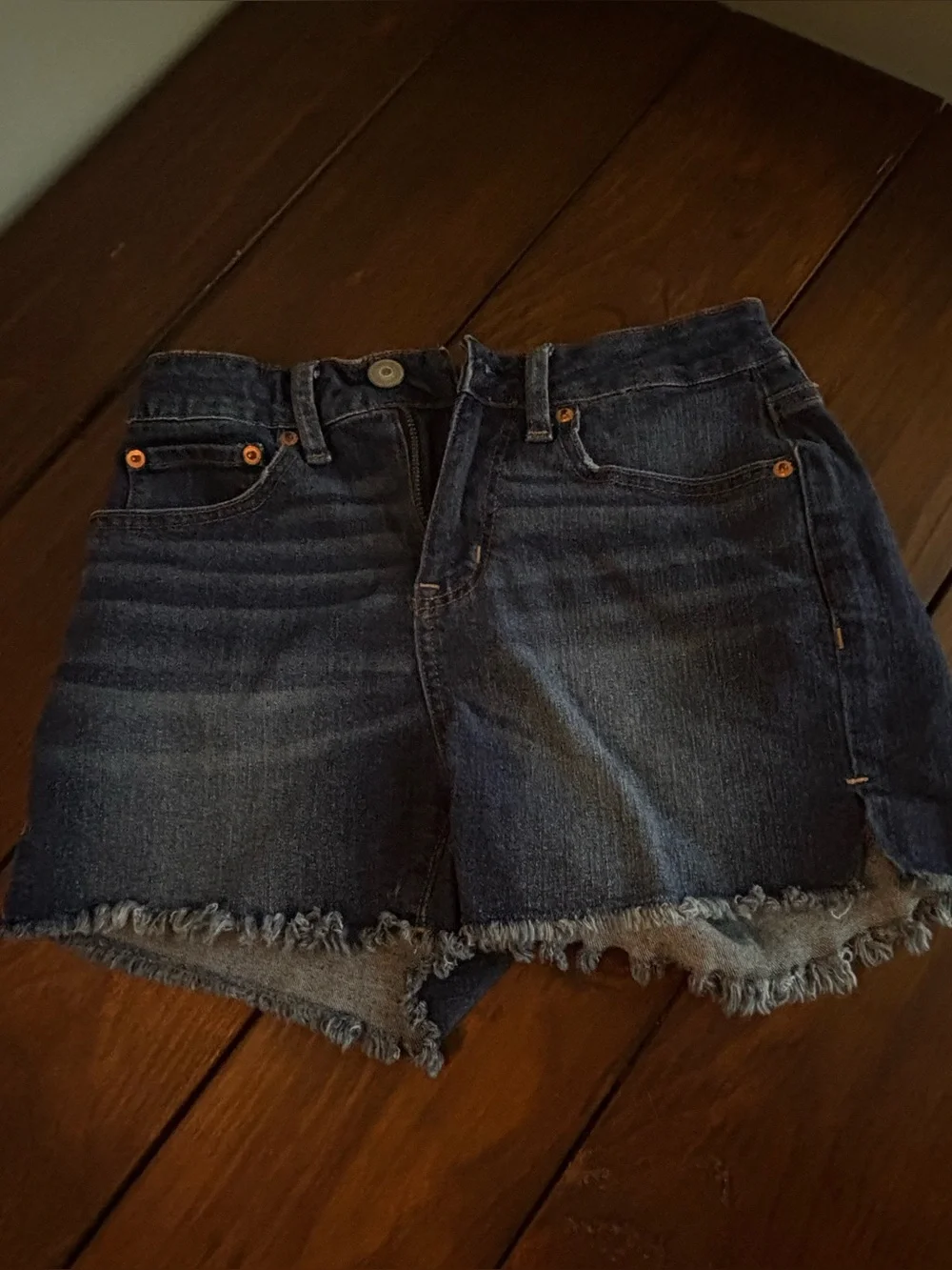 No Boundaries Jean Shorts High Rise Distressed Size 3 Juiors